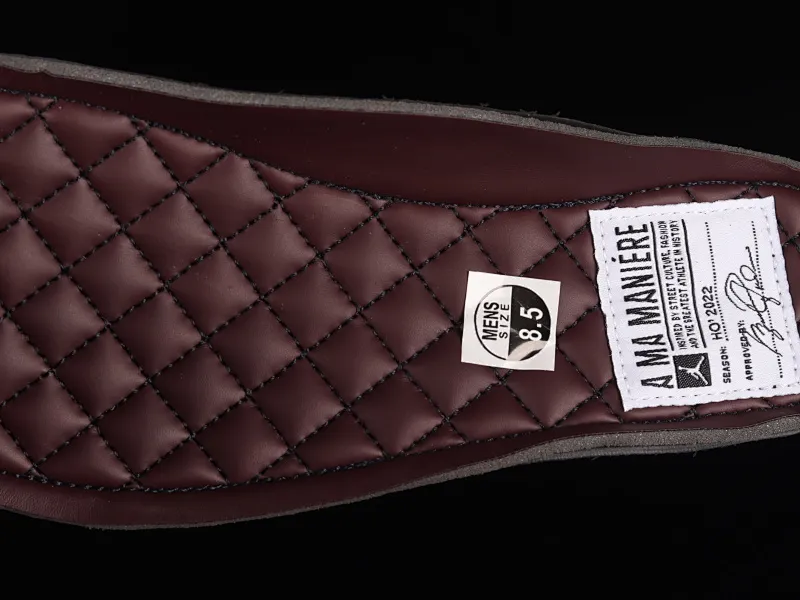 All categories Air Jordan Jordan series basketball shoes Air Jordan 4 pure original version A Ma Maniére x Air Jordan 4 "Violet Ore" AJ4 Joe 4 joint model burgundy red DV6773-220